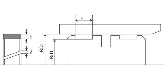 shema utora hidrauličnih vodećih prstenova